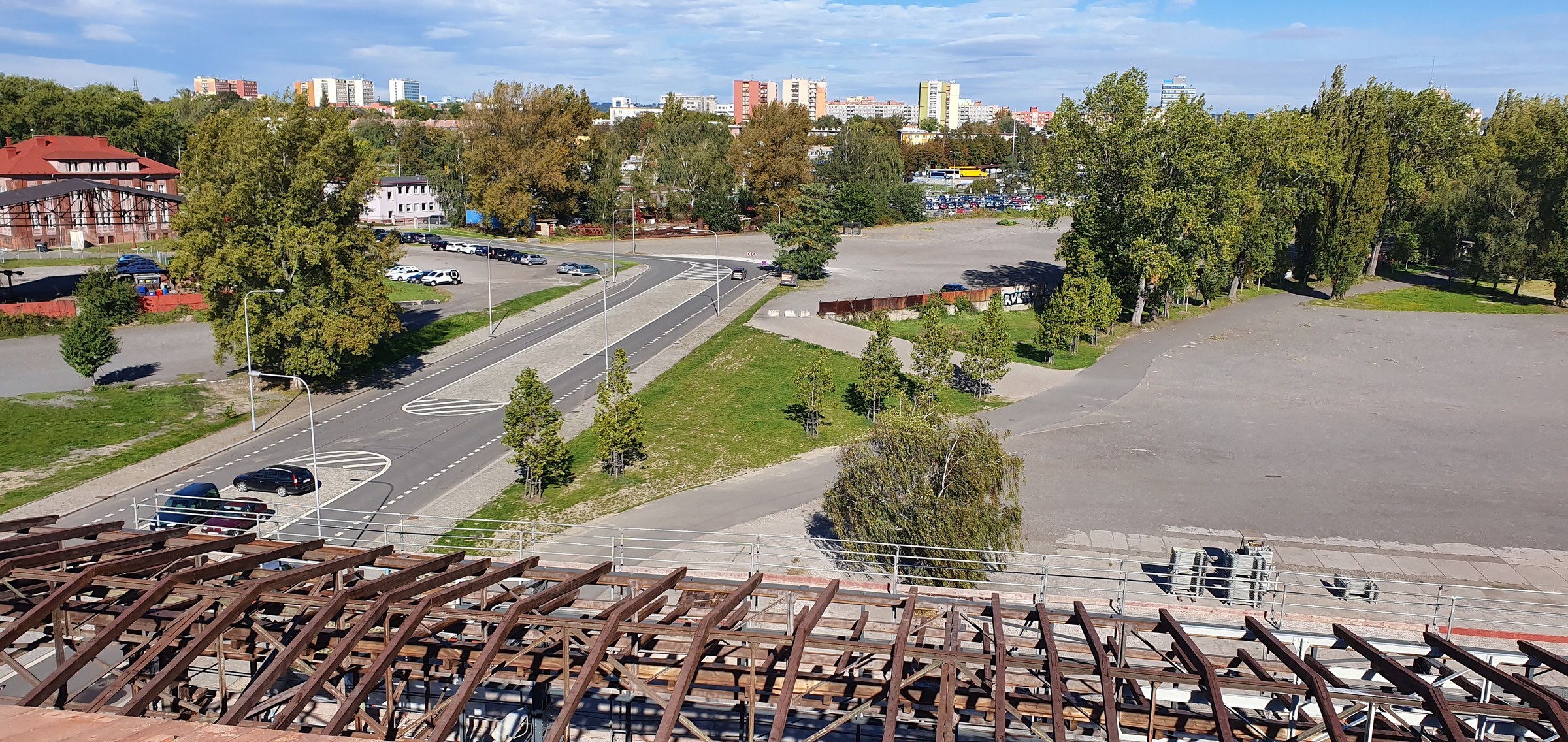 Střecha průmyslového objektu, Dolní oblast Vítkovice