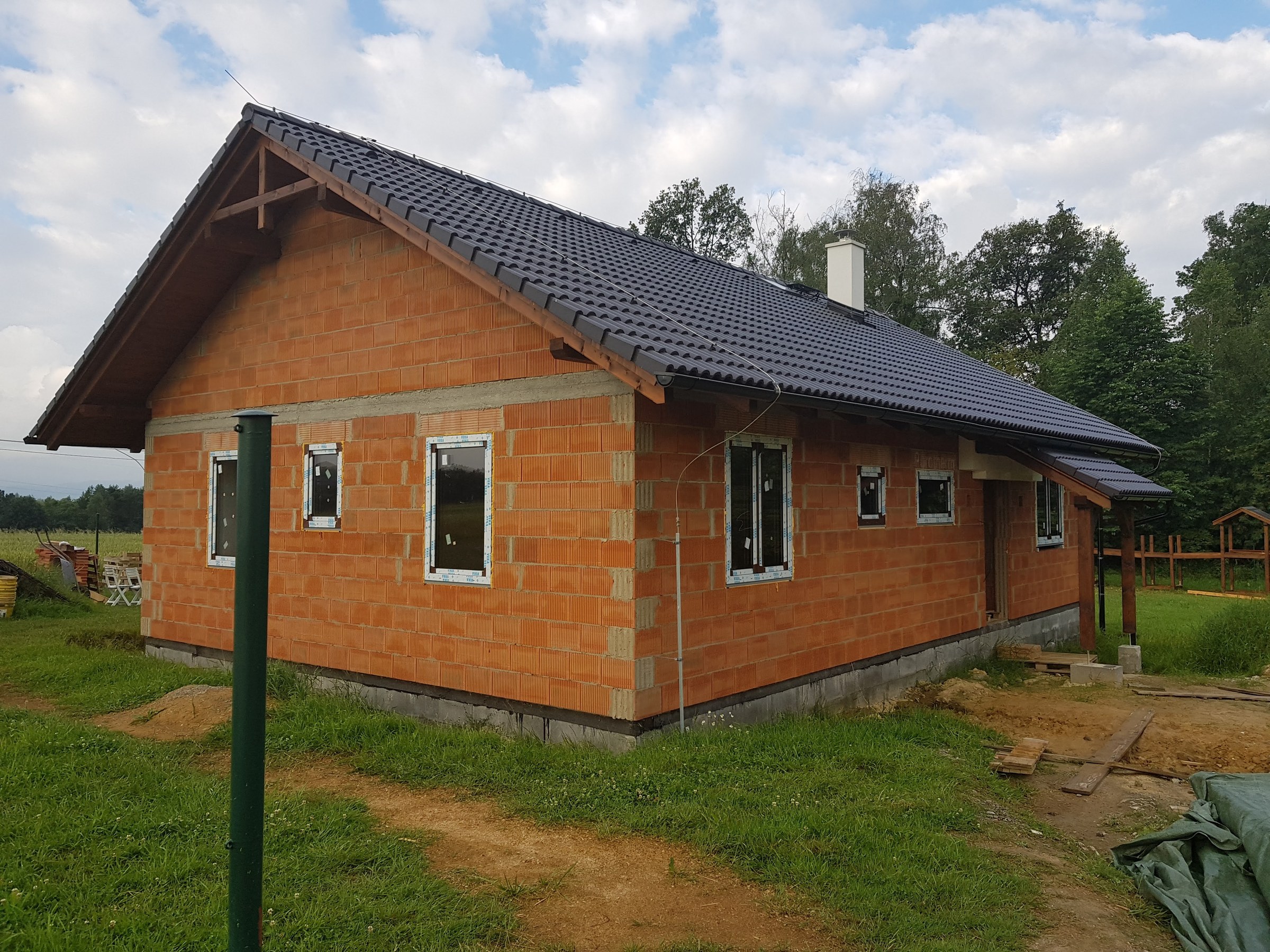 Nová střecha rodinného domu