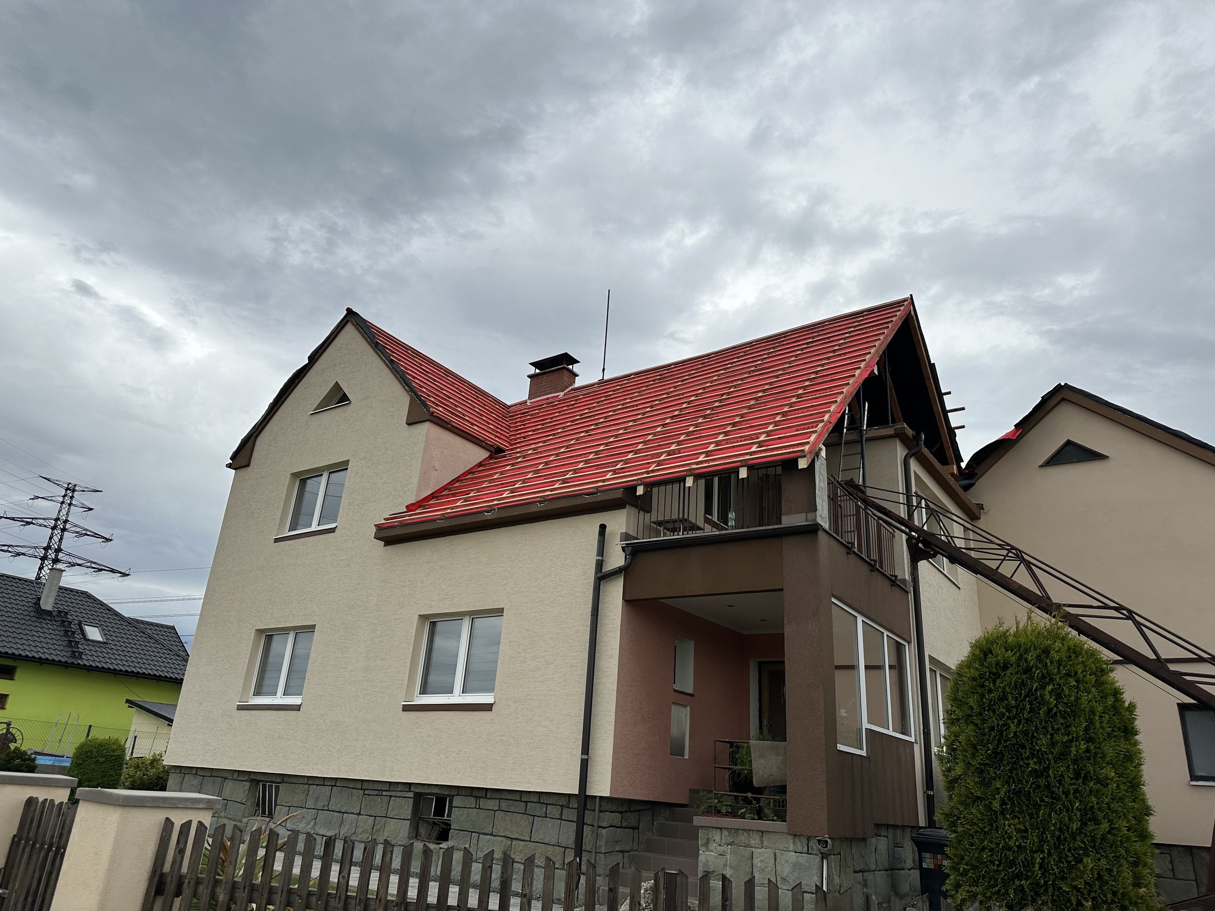 Kompletní rekonstrukce střechy